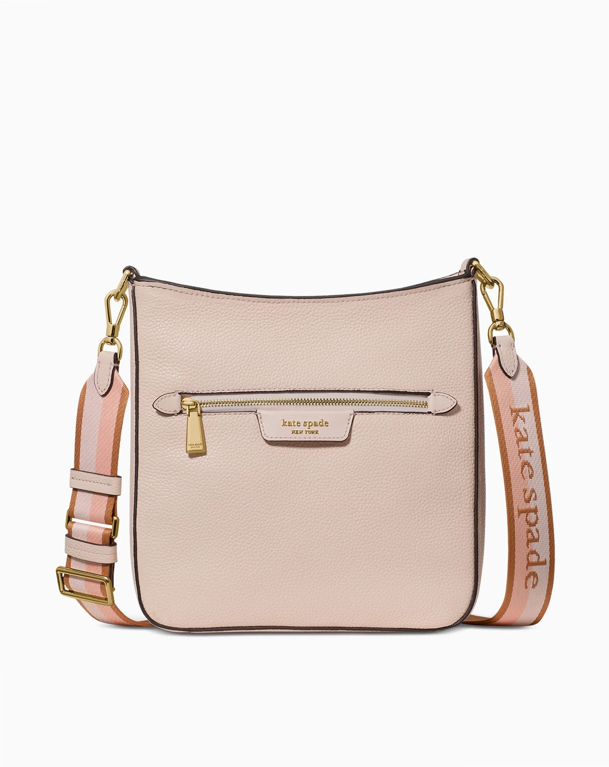 Hudson Small Pebbled Leather Crossbody Bag
