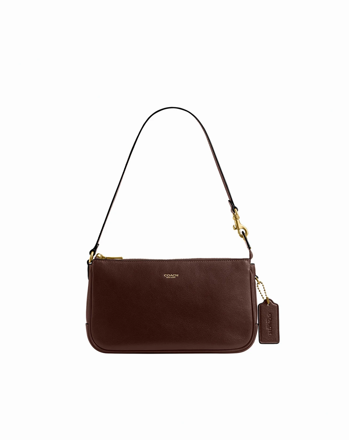 Plaza Small Leather Slim Shoulder Bag