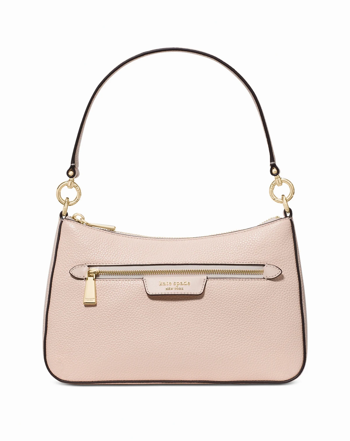 Hudson Small Pebbled Leather Convertible Shoulder Bag
