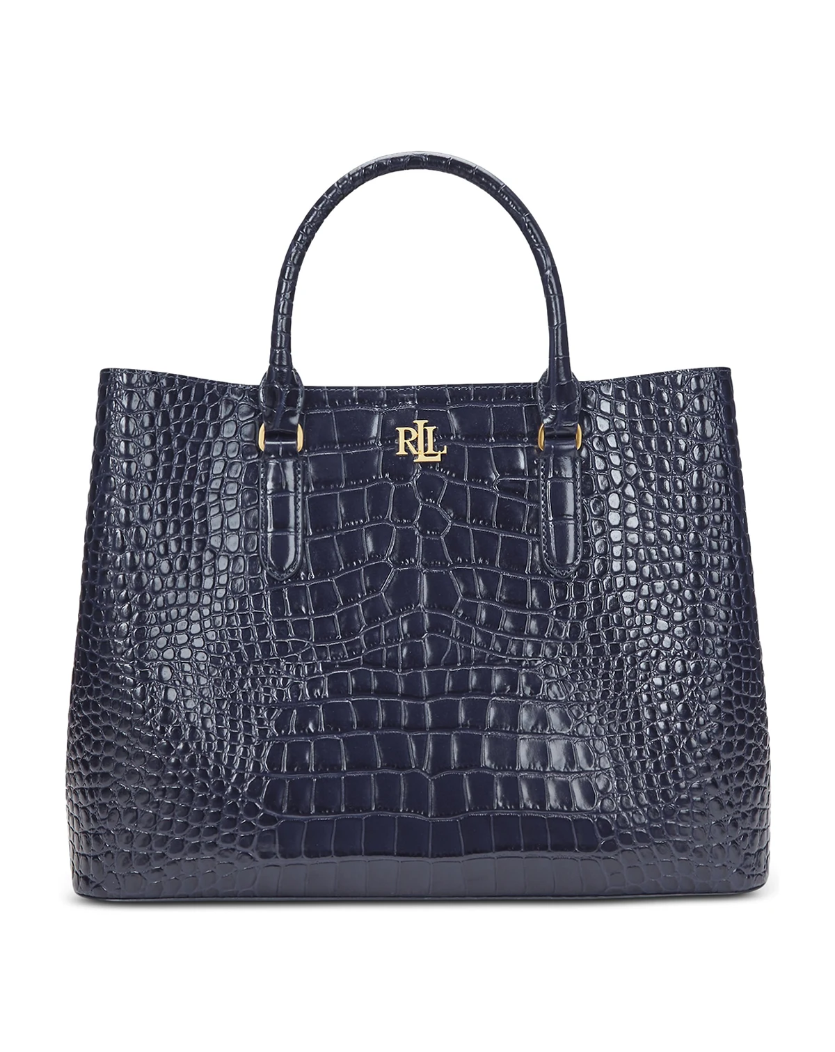 Marcy Large Embossed Satchel Bag