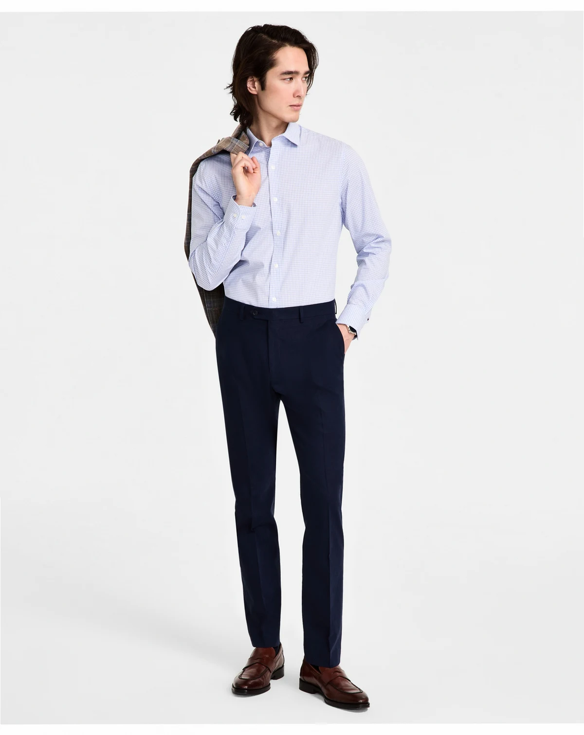 Men's Modern-Fit Linen Pants
