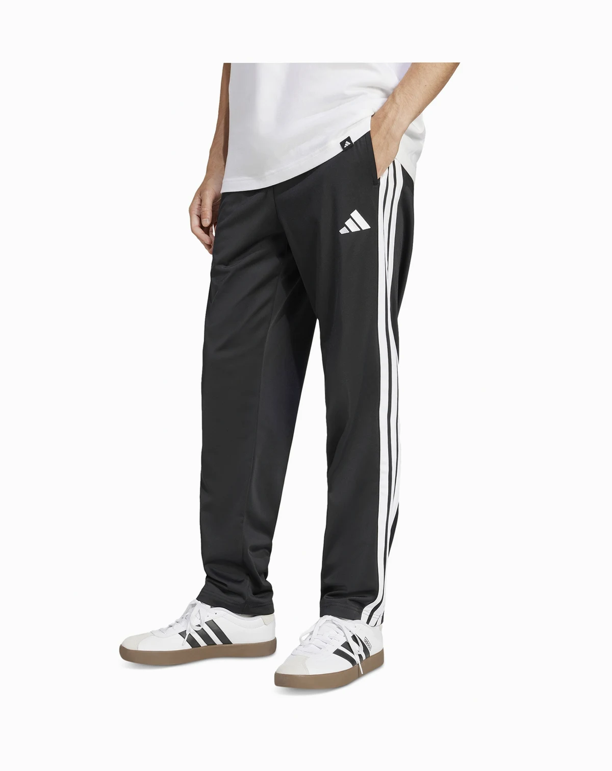 Men's 3-Stripes Regular Open Hem Track Pants