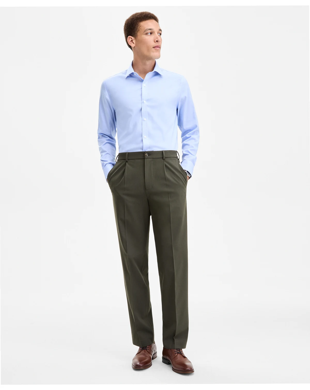 Men's Modern-Fit Dean Solid Pants