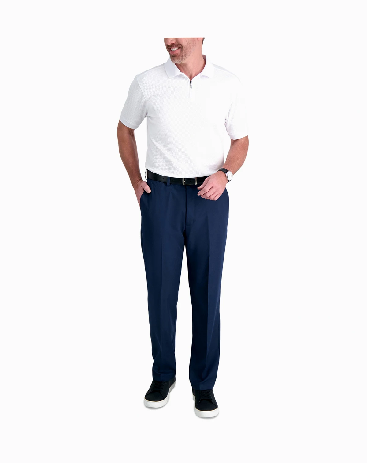 Men's Cool 18 PRO® Classic-Fit Expandable Waist Flat Front Stretch Dress Pants