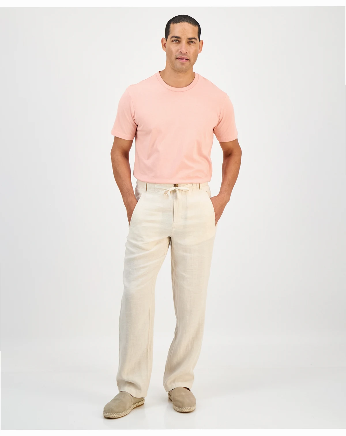 Men's 100% Linen Pants, Created for Macy's