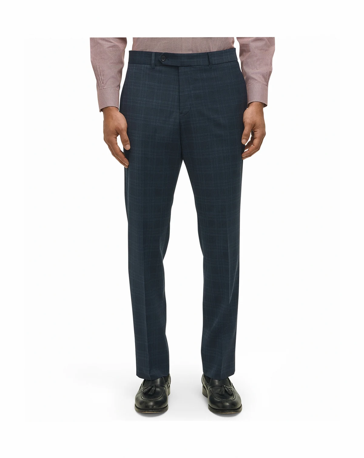Men's Classic-Fit Stretch Wool Blend Suit Pant