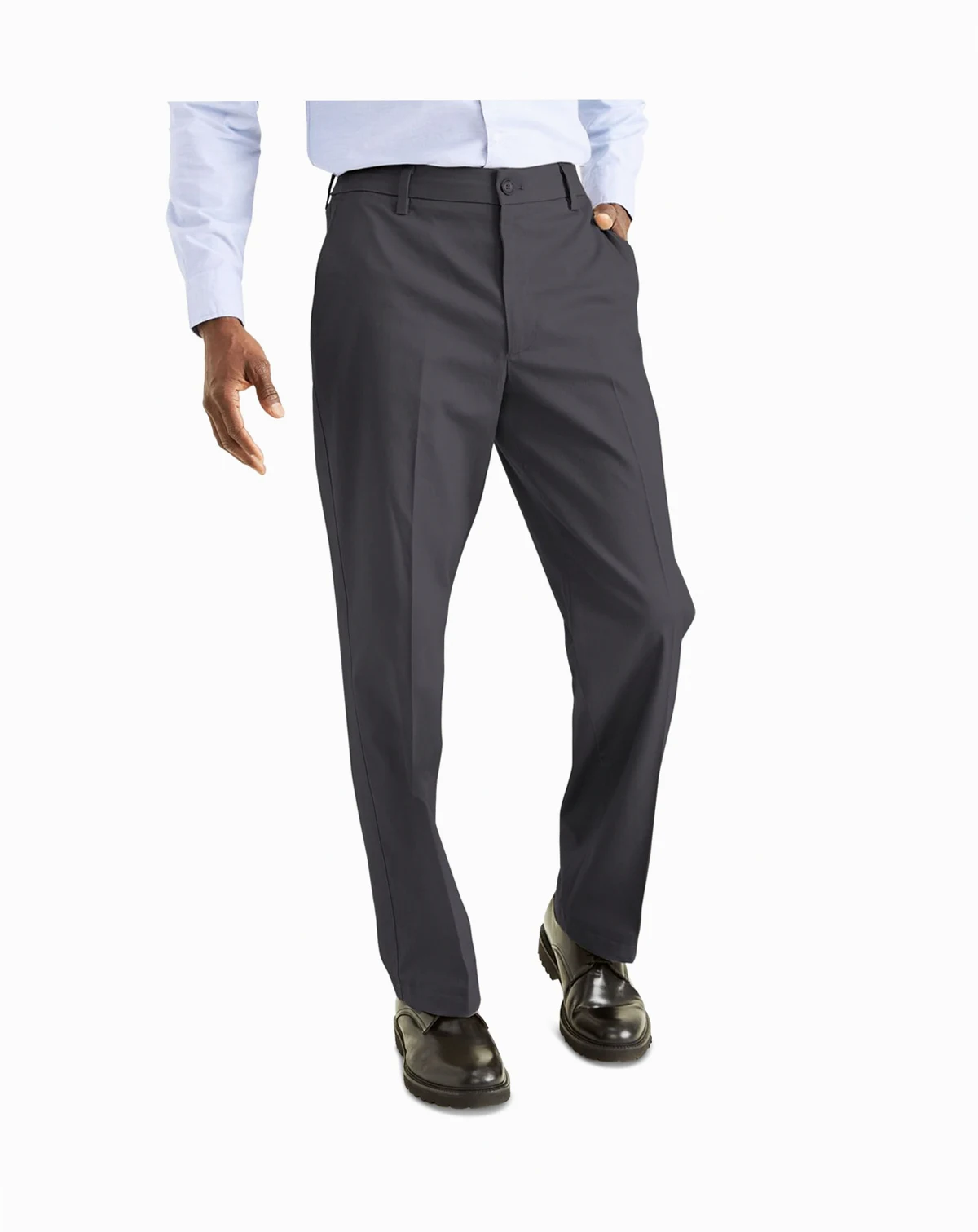 Men's Signature Classic Fit Iron Free Khaki Pants with Stain Defender