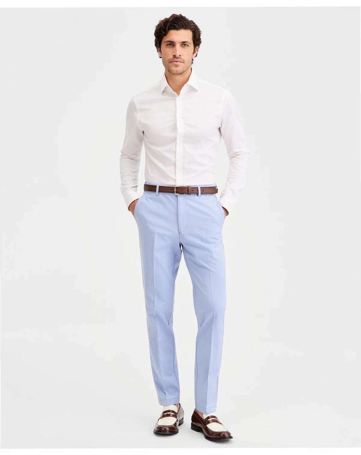 Men's Classic-Fit Cotton-Blend Dress Pants