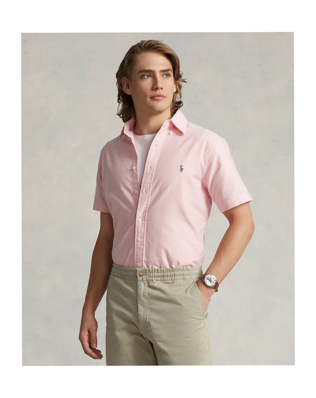 Men's Classic-Fit Short-Sleeve Oxford Shirt