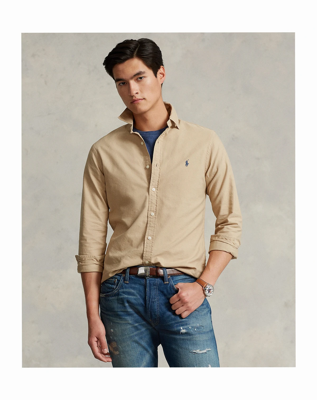 Men's Garment-Dyed Oxford Shirt