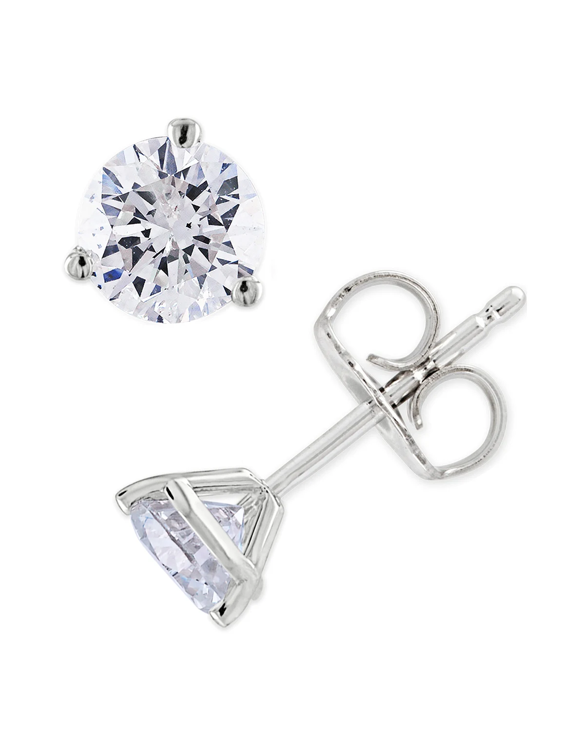 Diamond Stud Earrings (1 ct. t.w.) in 14k White Gold