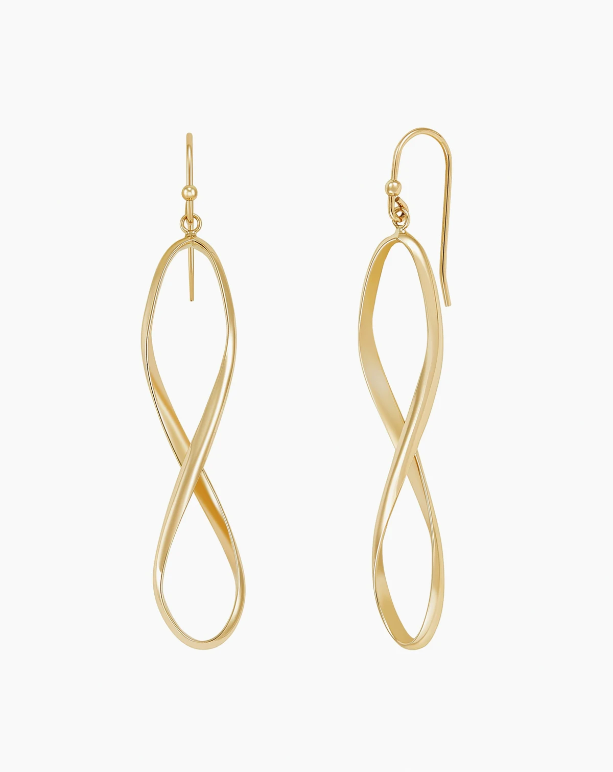 Drop Earrings in 10k Yellow Gold