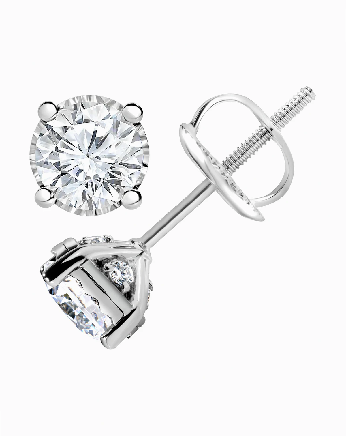 Diamond Stud Earrings (1-1/4 ct. t.w.) in 14k White, Yellow or Rose Gold