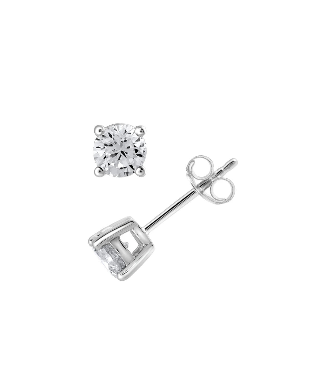 Diamond Stud Earring (5/8 ct. t.w.) in 14k White Gold