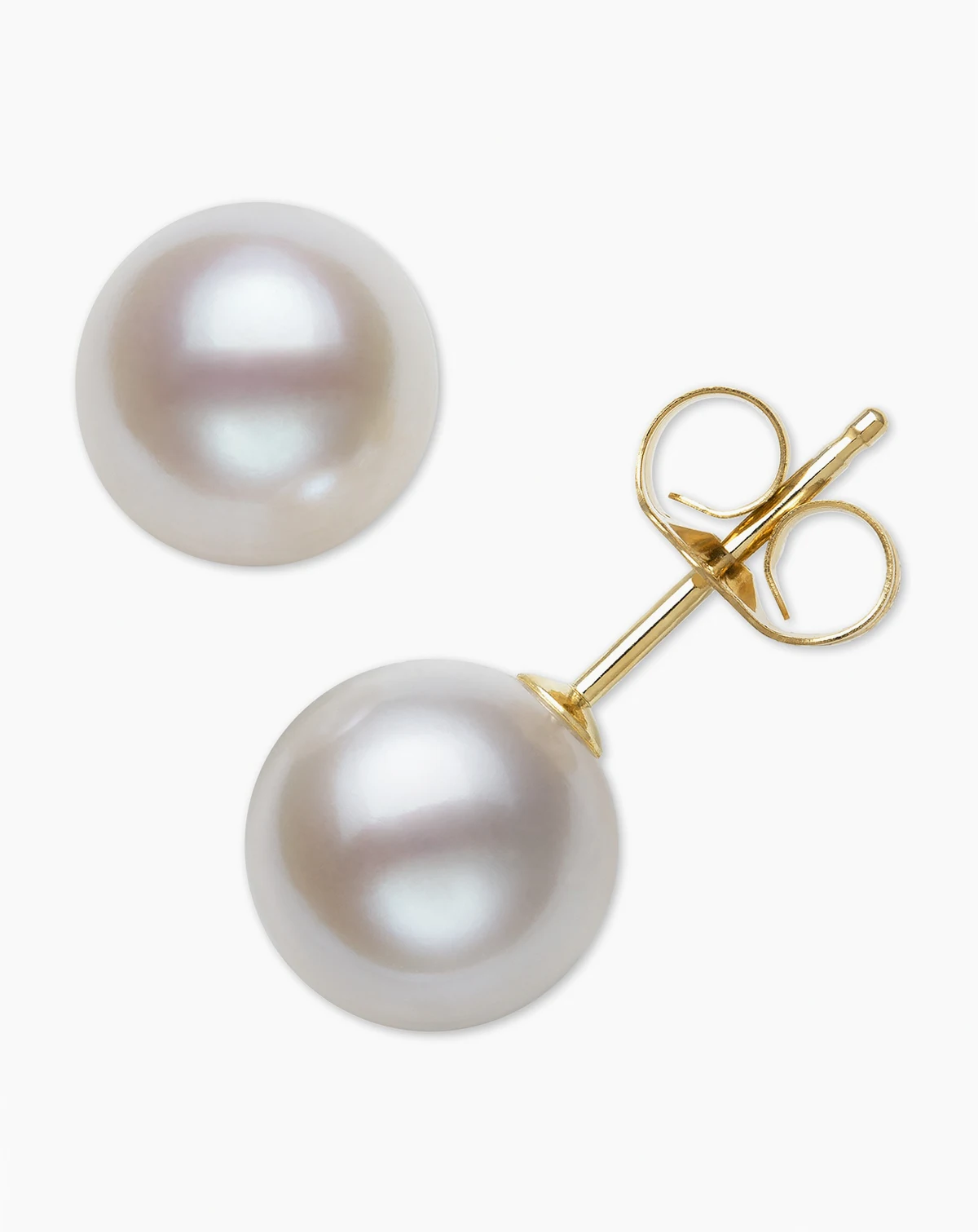 Cultured Freshwater Pearl Stud Earrings (7mm) in 14k Gold