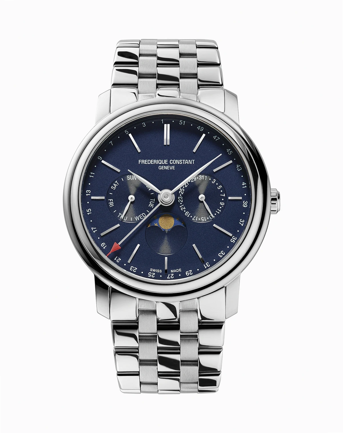 Men's Swiss Classics Business Stainless Steel Bracelet Watch 40mm