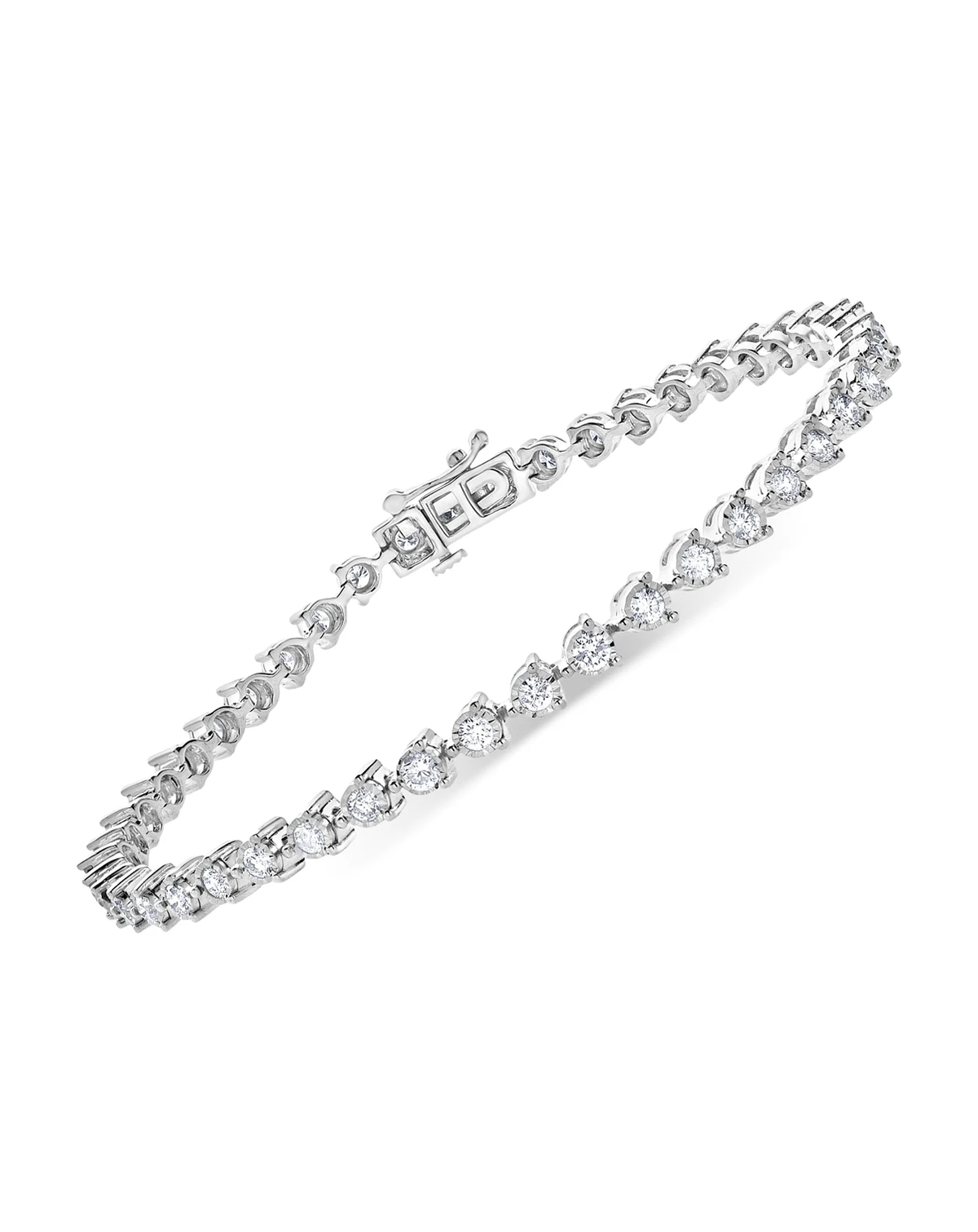 Lab Grown Diamond Tennis Bracelet (2 ct. t.w.) in Sterling Silver