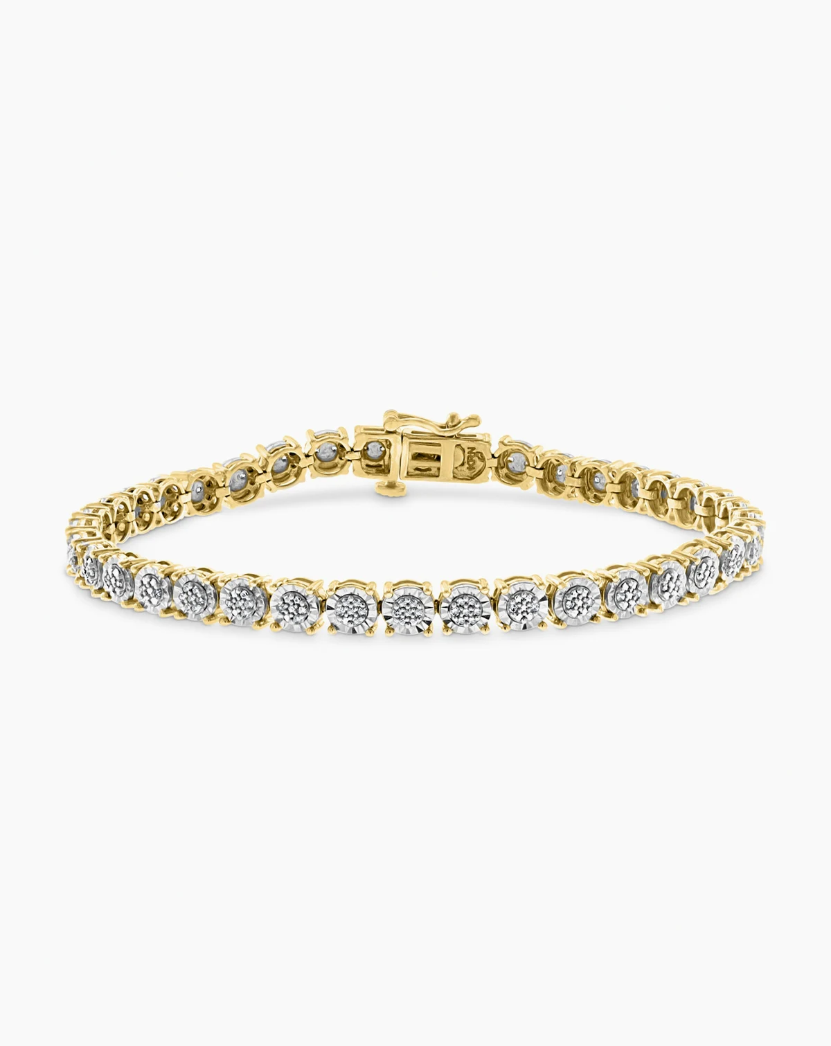 EFFY® Diamond Tennis Bracelet (1/4 ct. t.w.) in Gold over Sterling Silver
