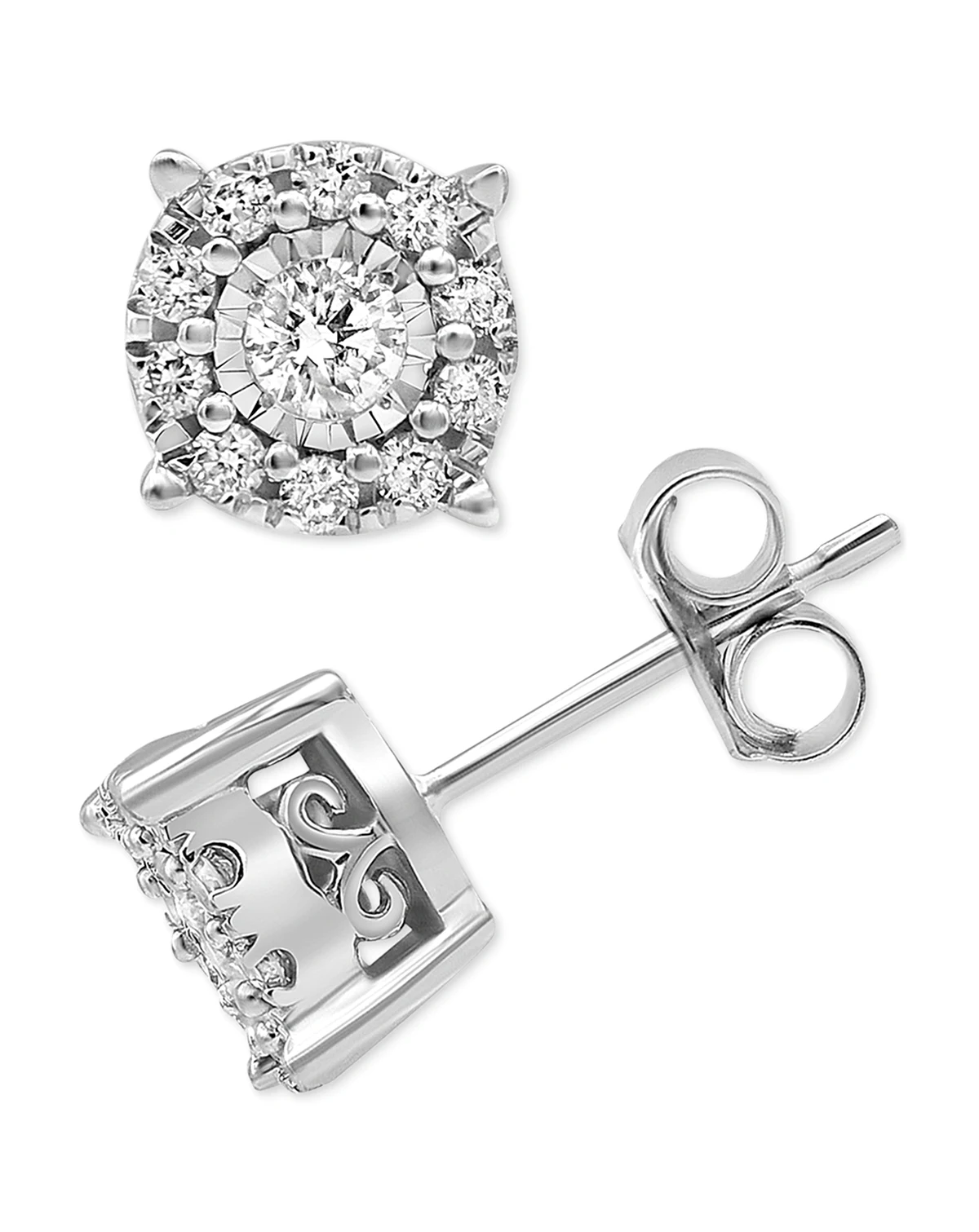 Diamond Stud Earrings (1/3 ct. t.w.) in 14k White, Yellow or Rose Gold