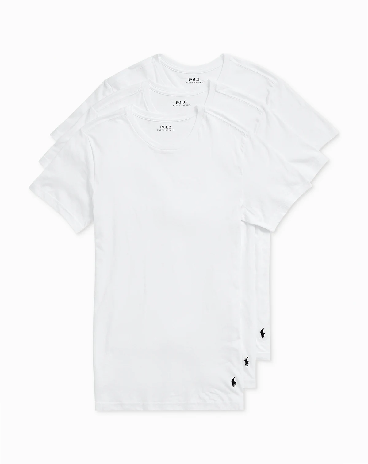 Men's 3-Pack Slim Fit Crewneck Undershirt