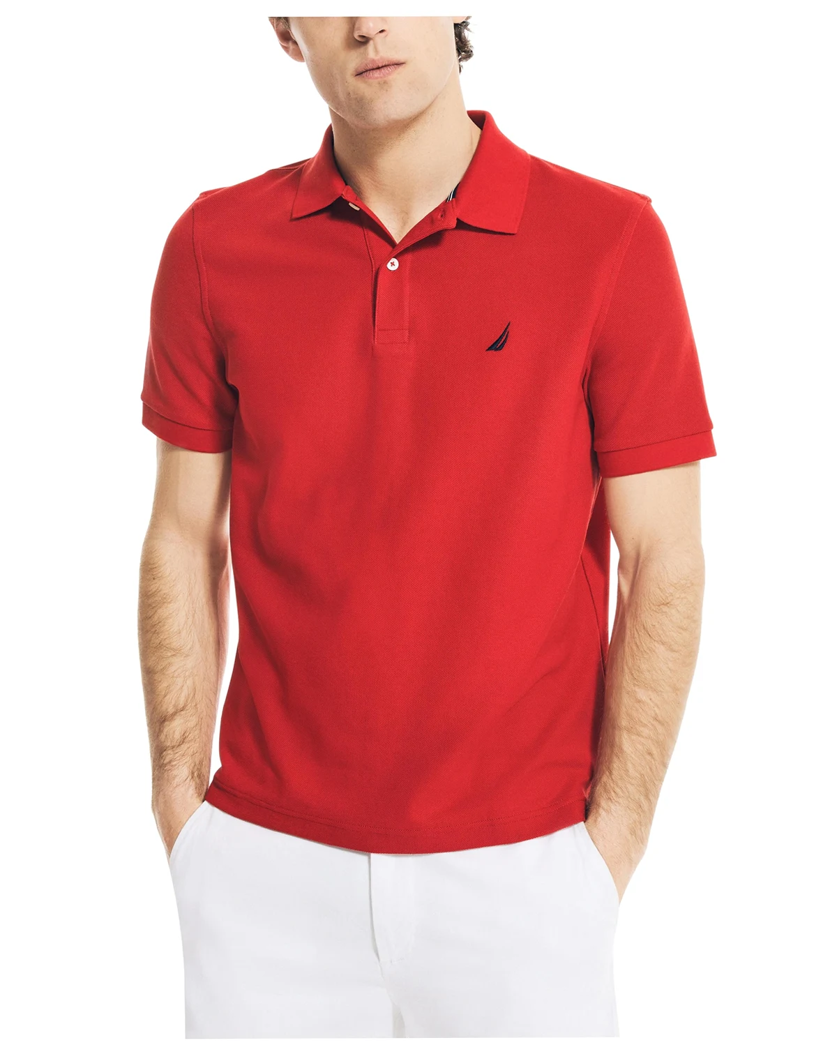 Men's Classic-Fit Performance Deck Polo Shirt