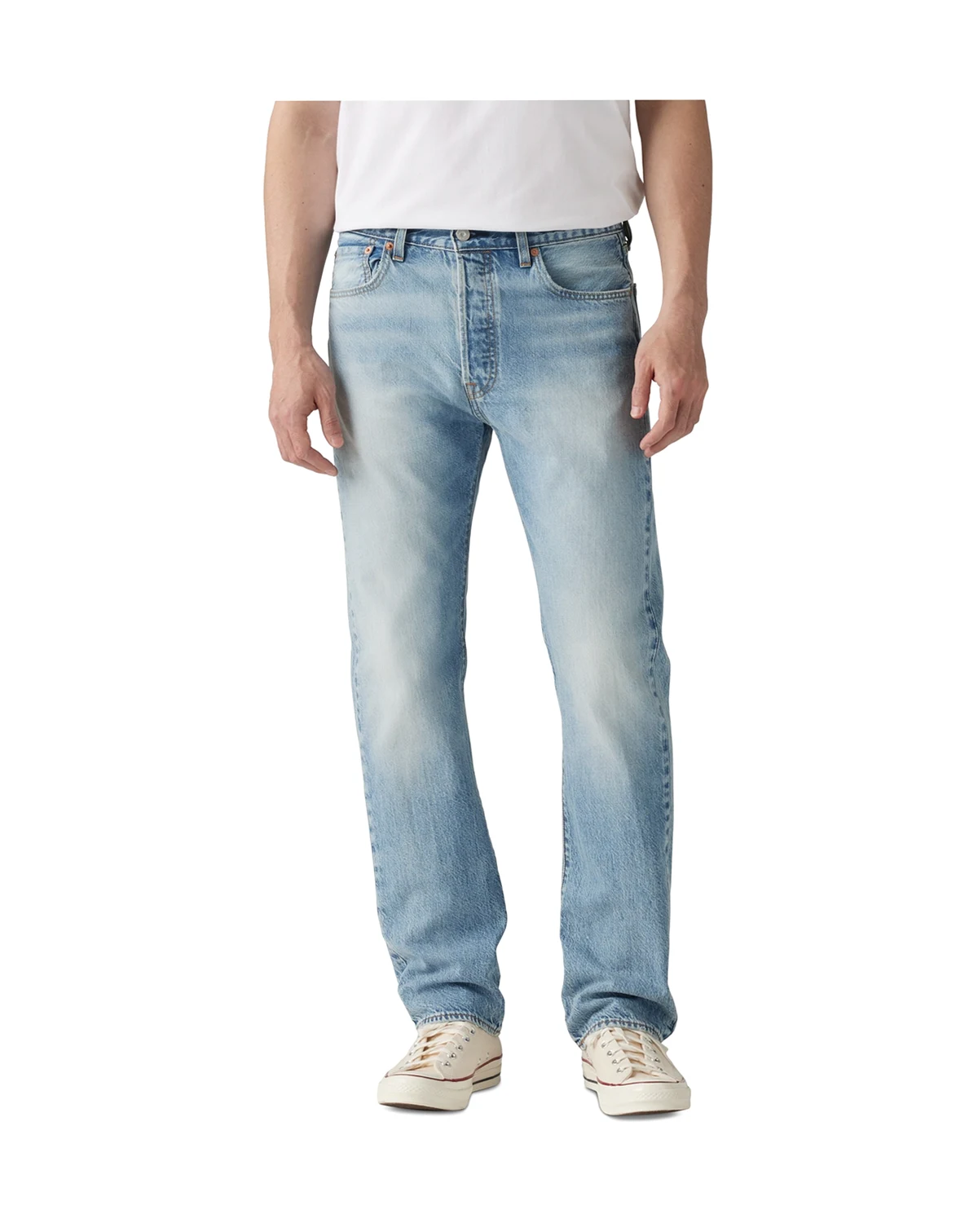Men's 501 Original Straight-Fit Lightweight Denim Jeans