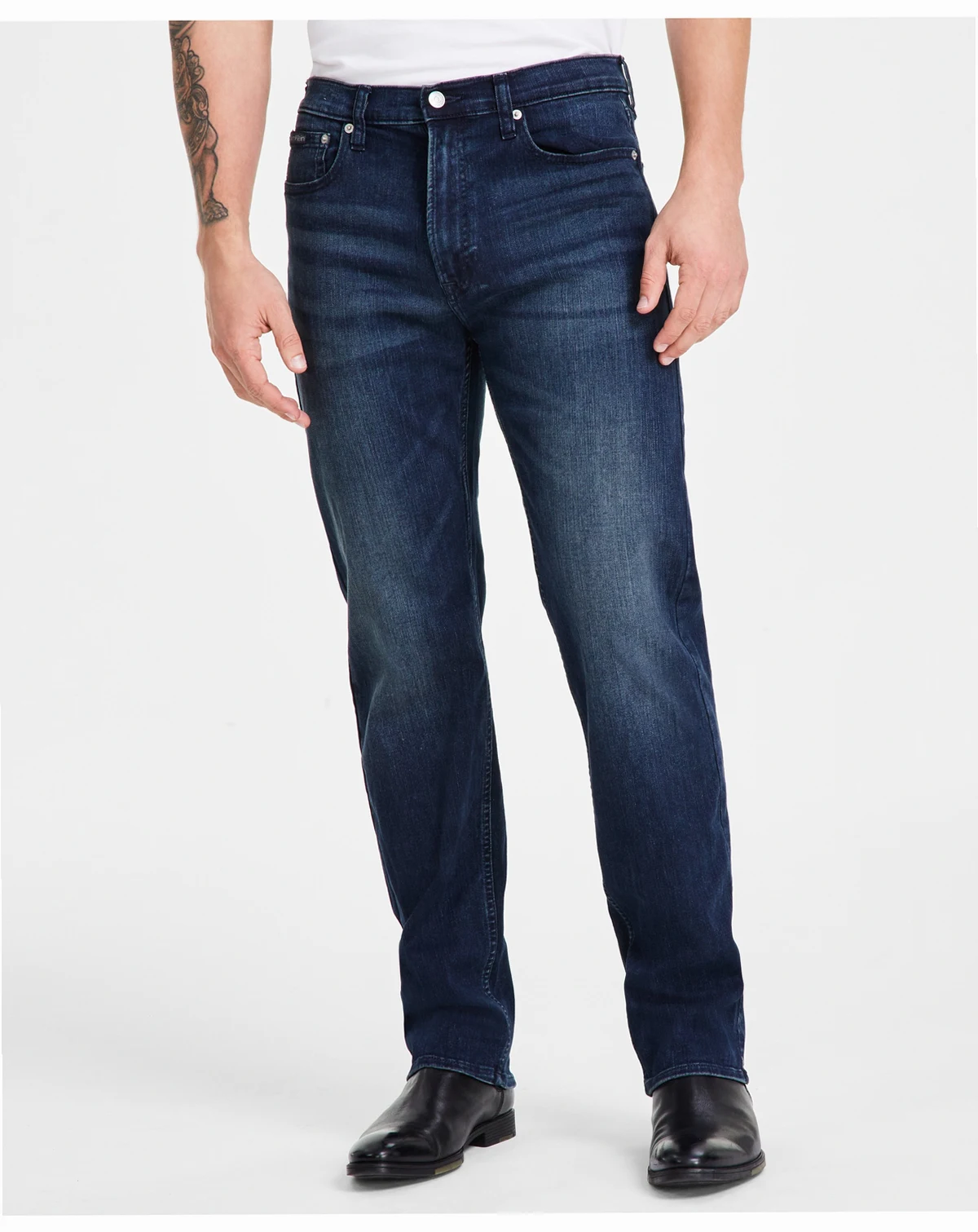 Men's Straight Fit Stretch Jeans