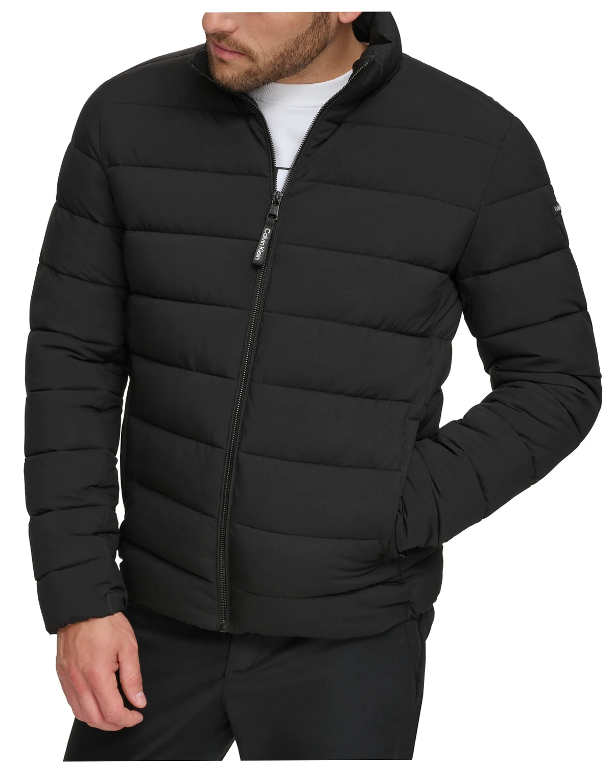 Men's Quilted Infinite Stretch Water-Resistant Puffer Jacket