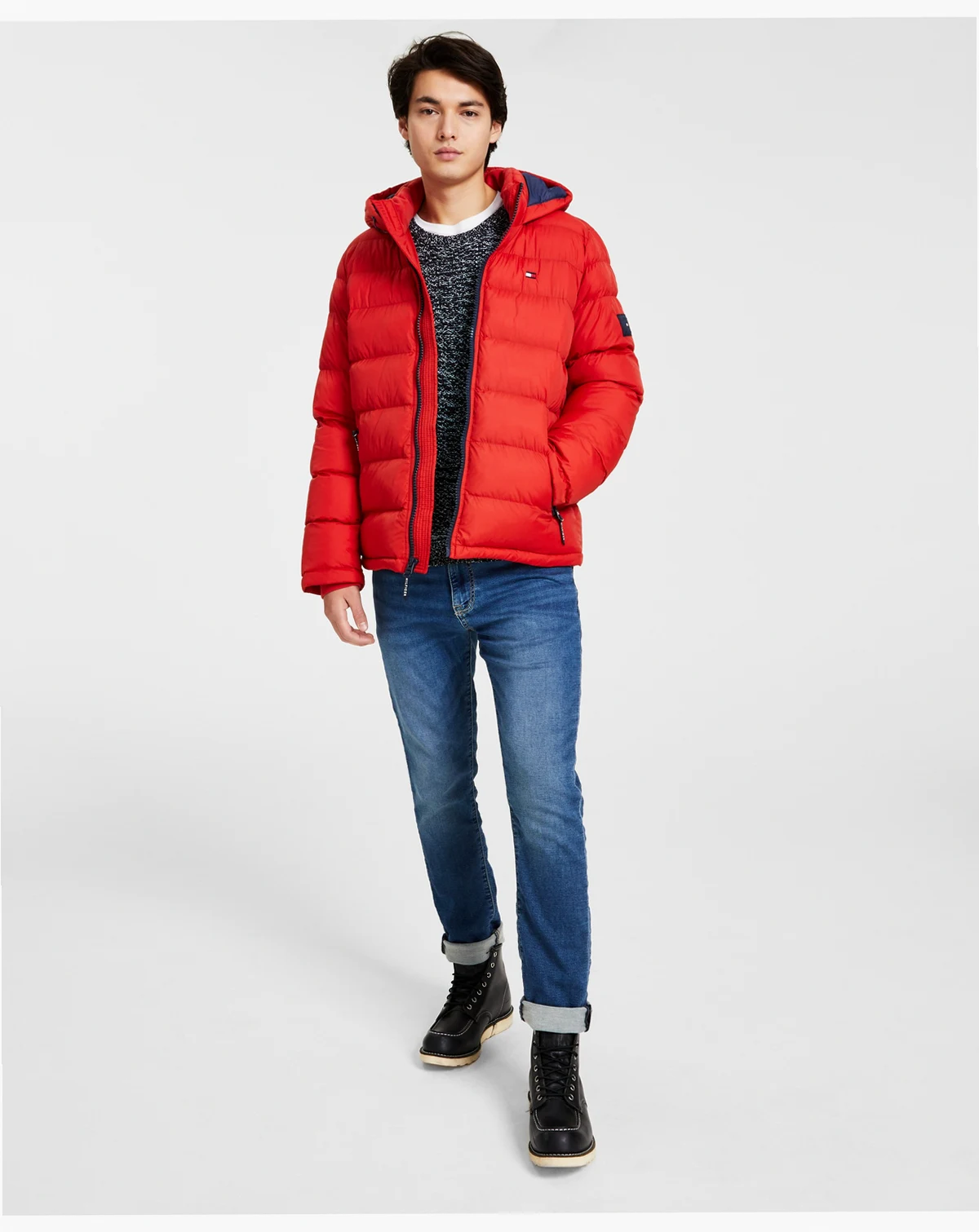 Men's Quilted Puffer Jacket, Created for Macy's