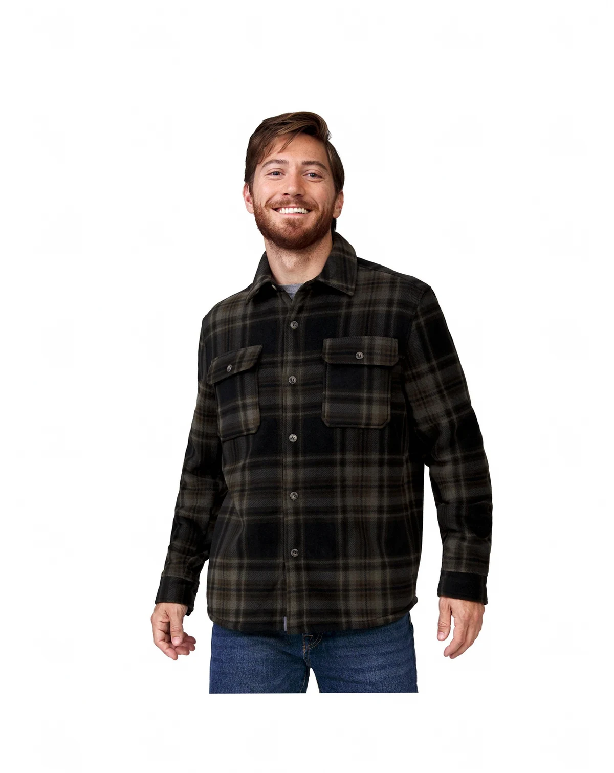 Men's Mountain Ridge Sueded Chill Out Fleece Jacket