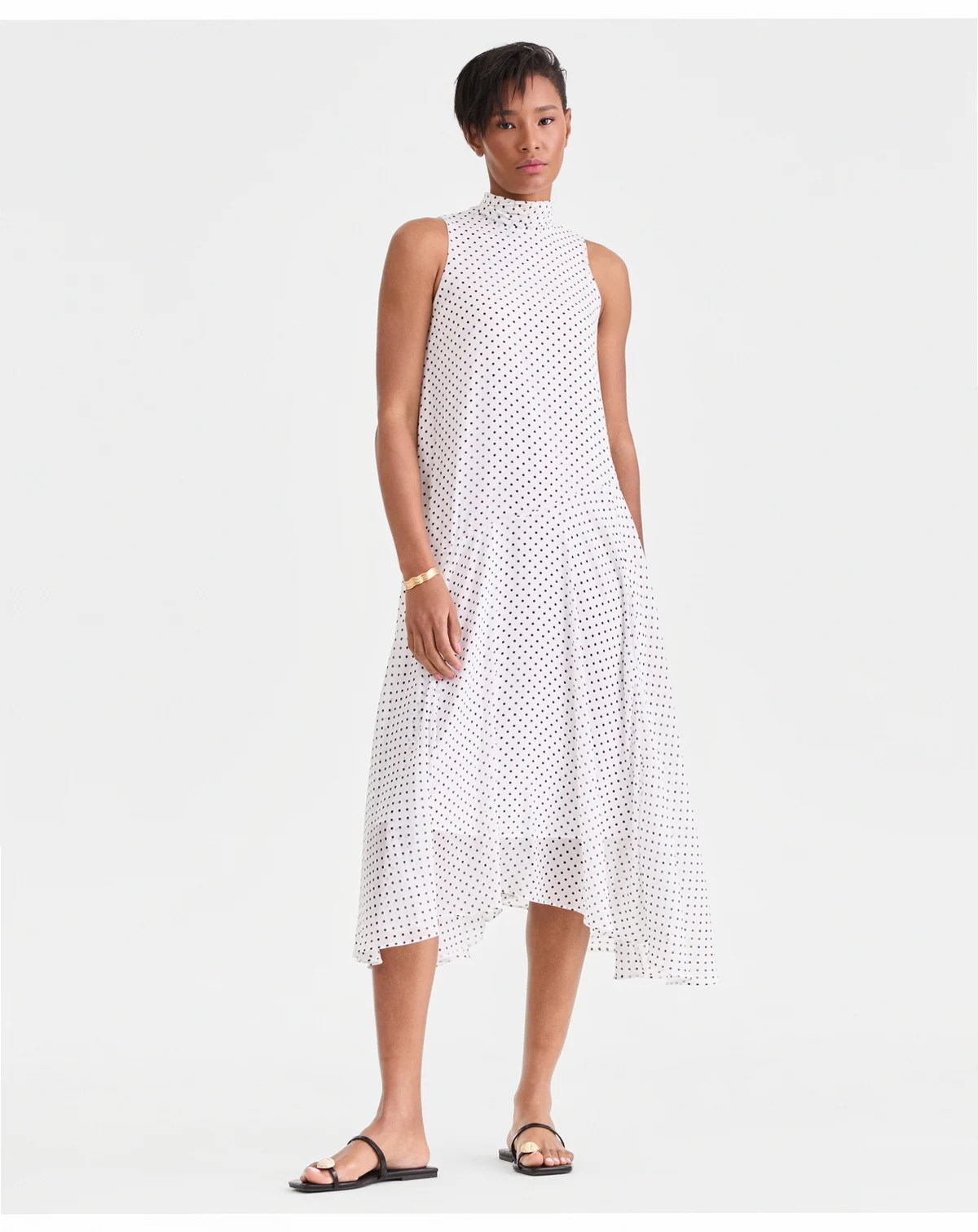 Women's Printed Sleeveless Midi Dress, Macy's Exclusive