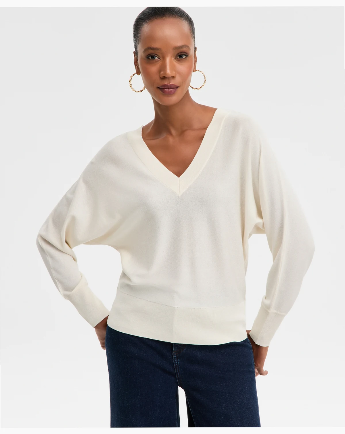 Women's V-Neck Sweater, Created for Macy's