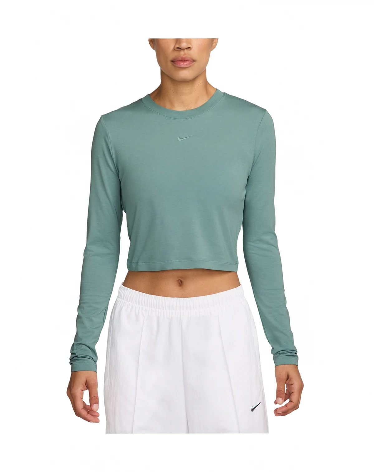 Sportswear Women's Chill Knit Slim Long-Sleeve Cropped Top