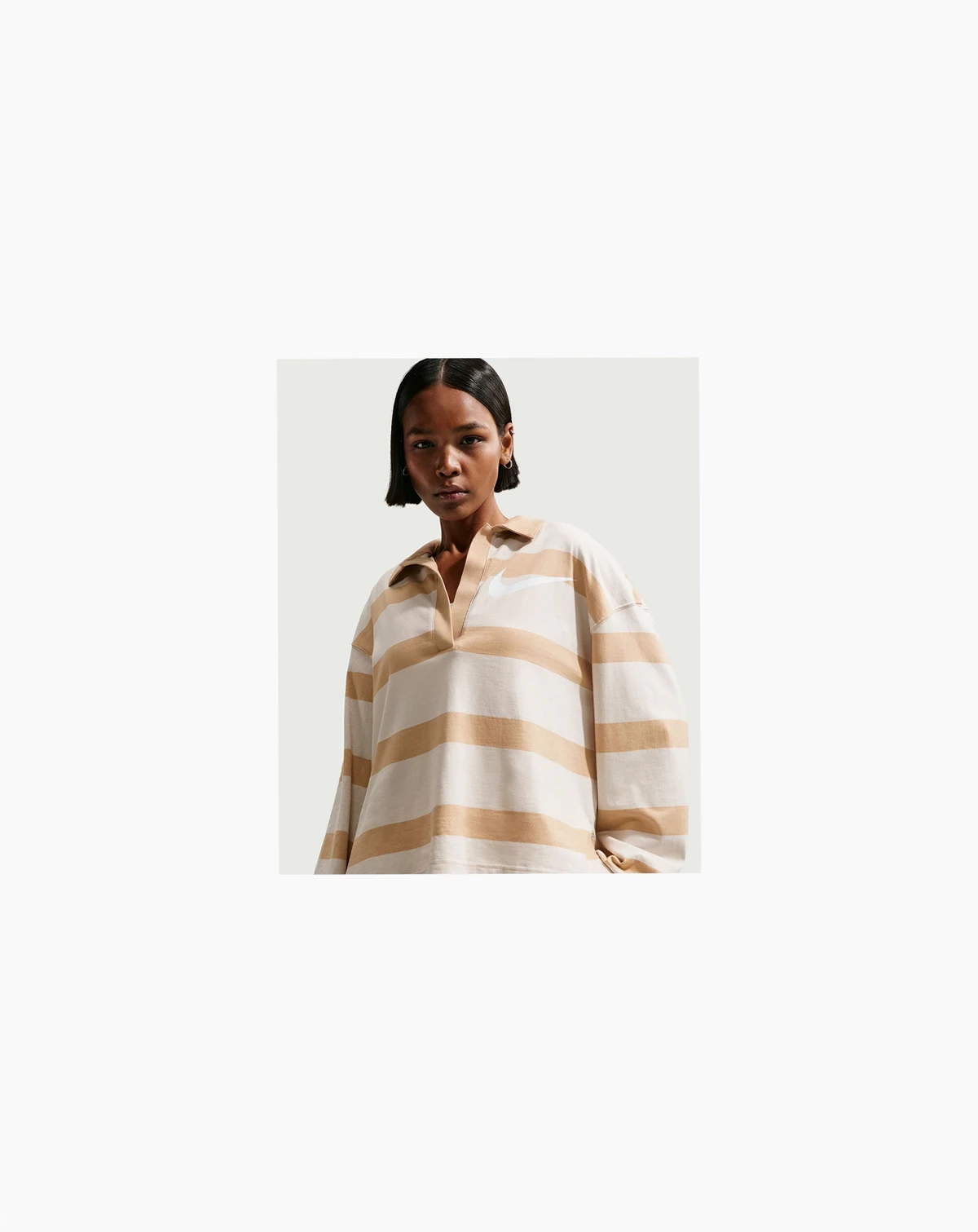 Women's Sportswear Oversized Collared Neck Top