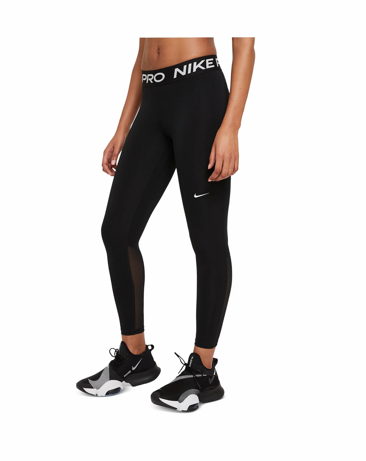 Pro Women's Mid-Rise Mesh-Paneled Leggings
