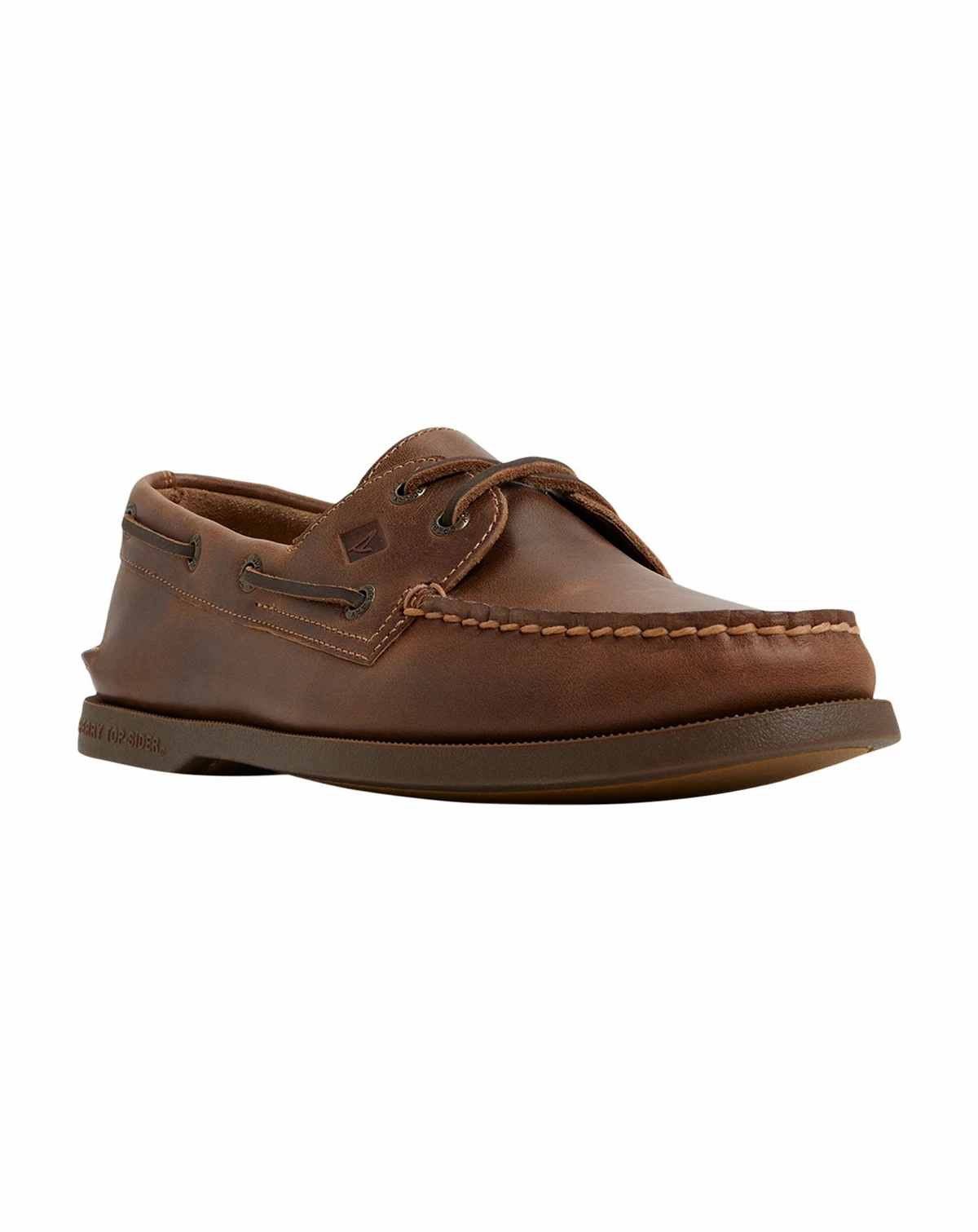 Men's Lace-Up Round-Toe Boat Shoes