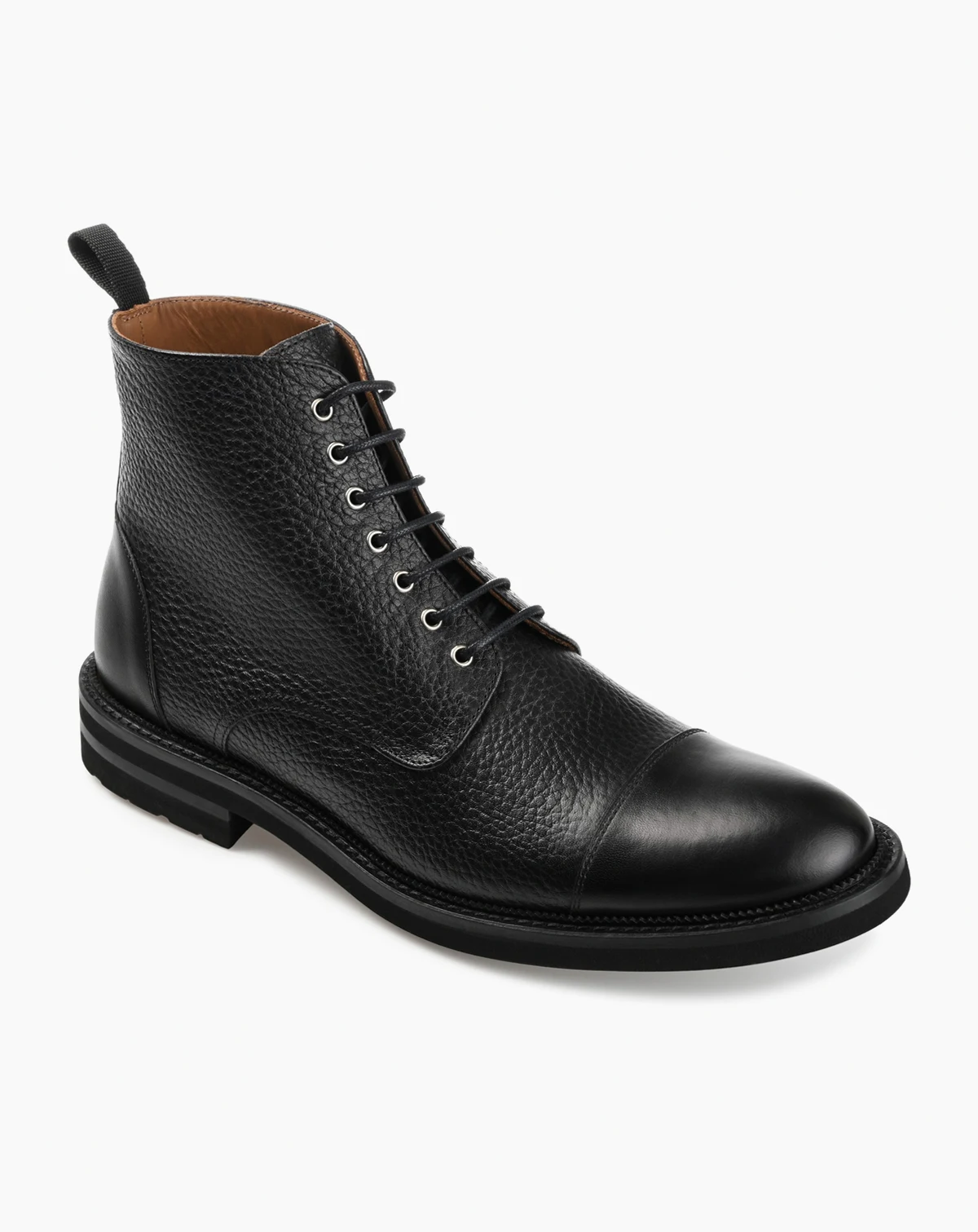Men's Rome Full-grain Leather Cap Toe Dress Boots