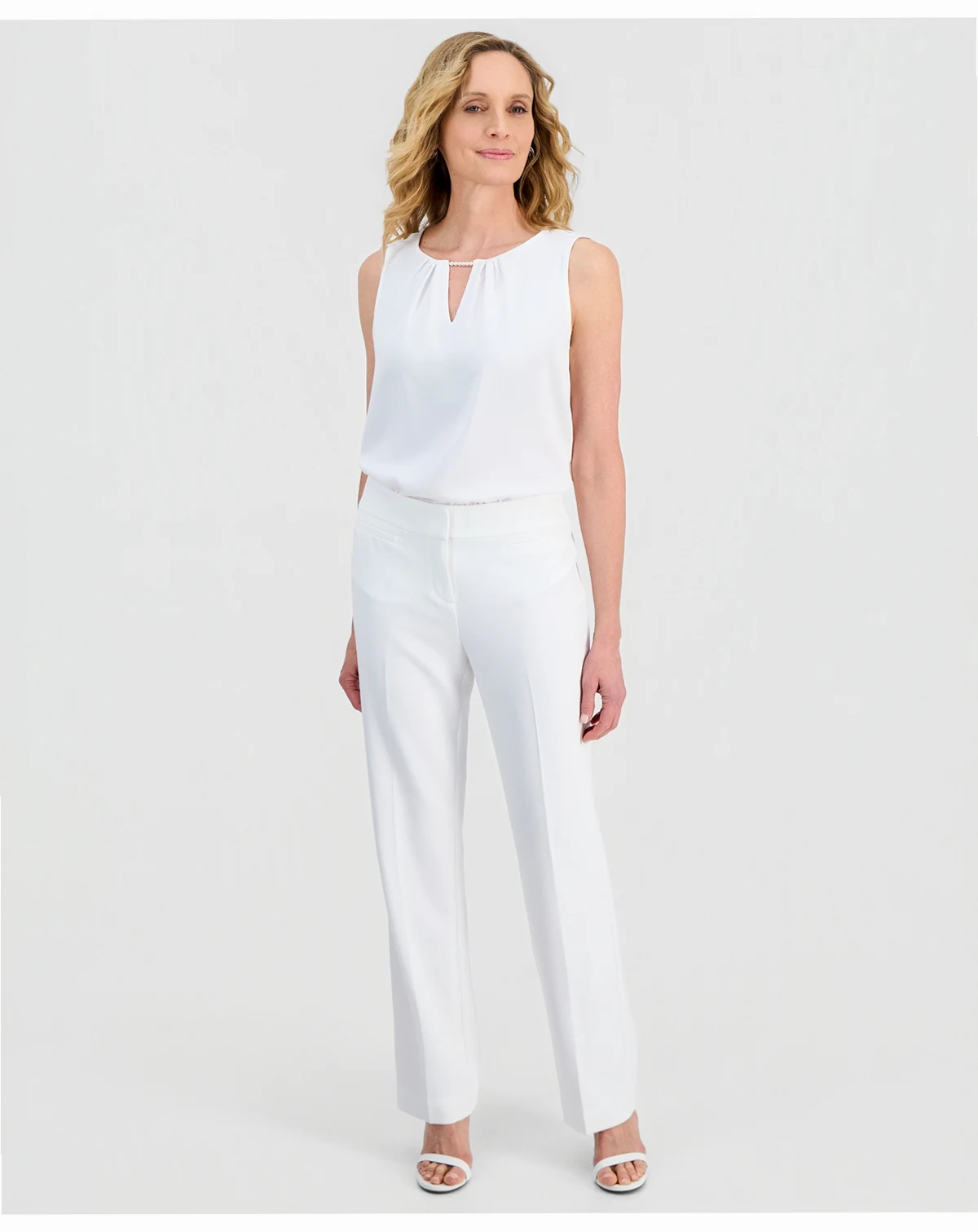 Women's Lily High-Rise Straight Leg Trouser, Regular & Petite
