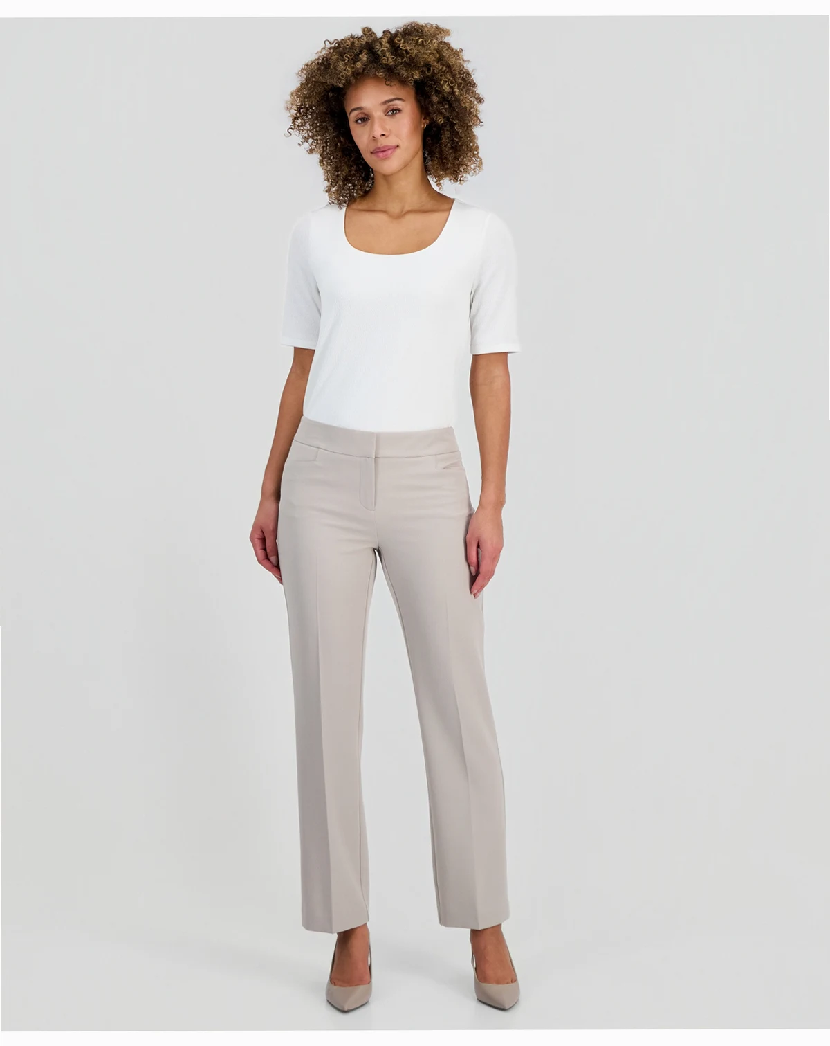Core Julia Straight Pants, Regular & Petite