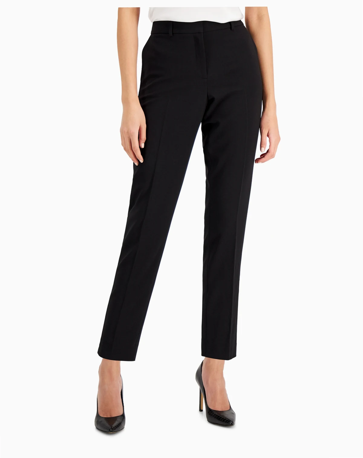 Shannon Suit Straight-Leg Pants