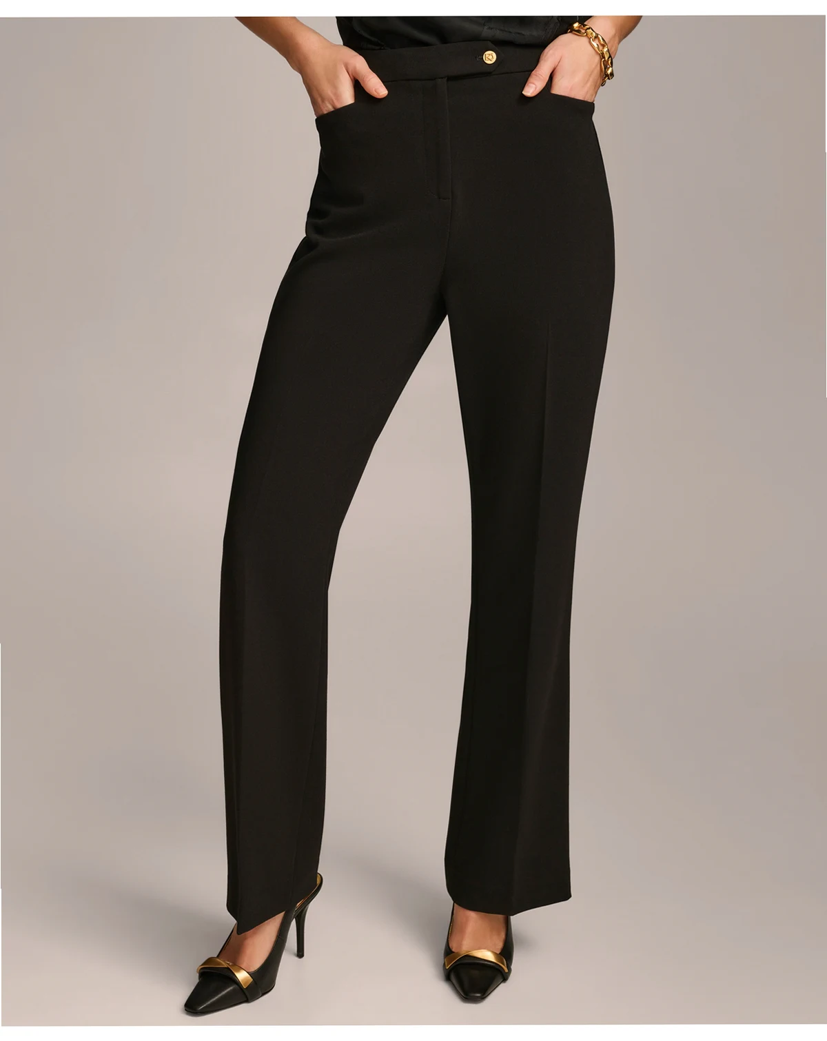 Women's Straight Leg Pants, Regular & Petite Sizes