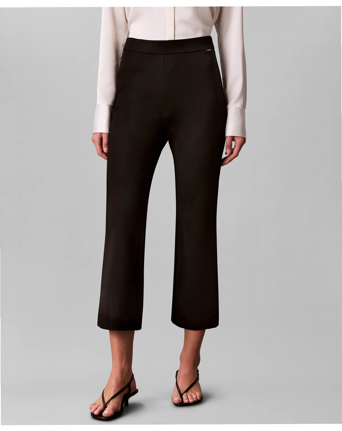 Women's Ponte Crop Flared Pants