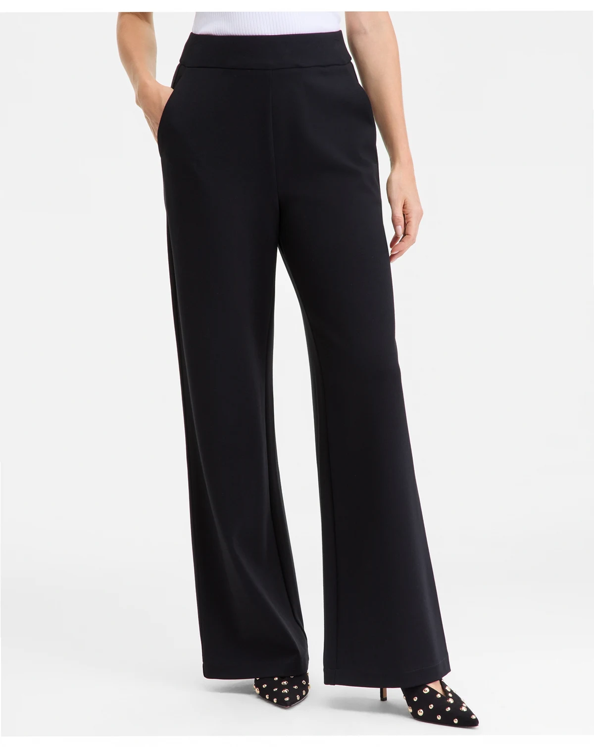 Women's Wide-Leg Ponte Pants, Macy's Exclusive