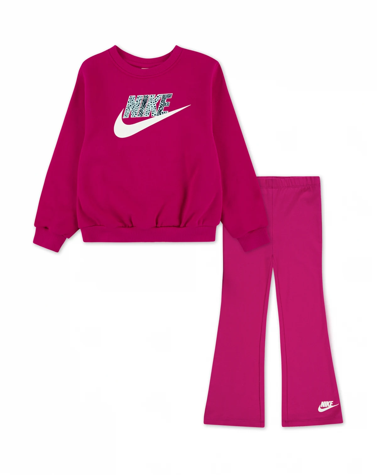 Girls' 2T-6X Wild Warmth Top and Leggings, 2-Piece Set