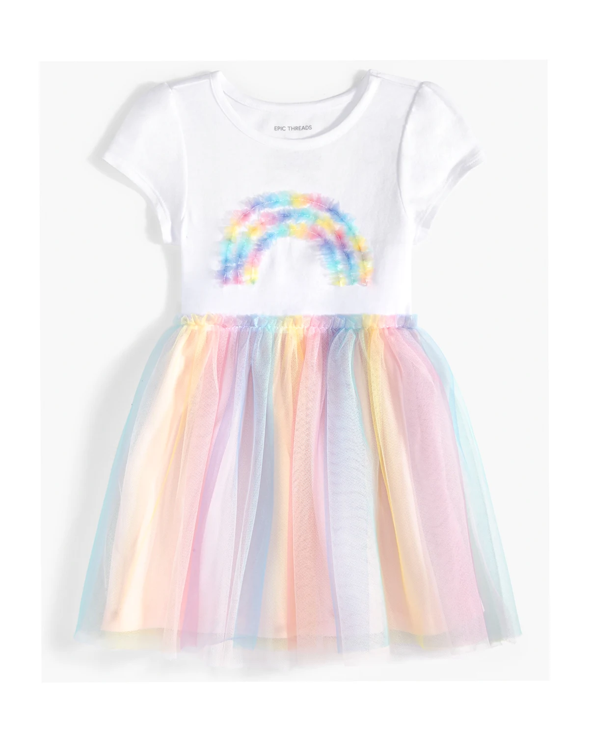 Girls Toddler 2T-4T Rainbow Tutu Dress, Exclusively at Macy's