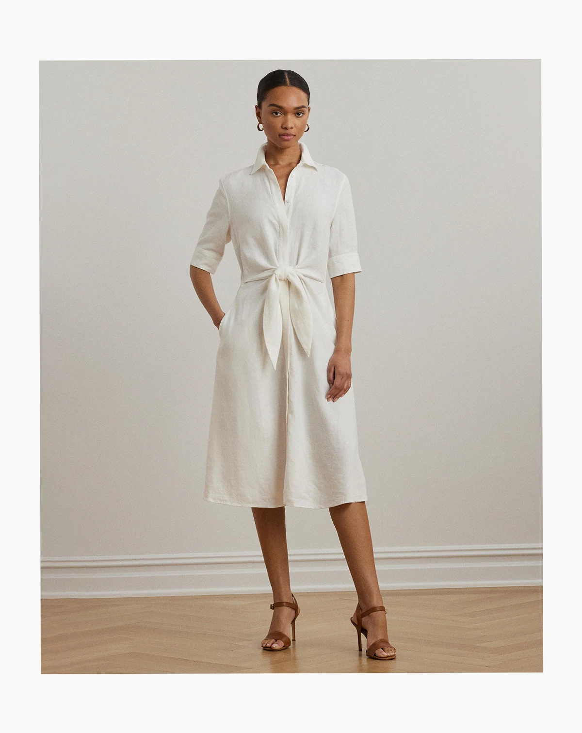 Women's Linen Shirtdress