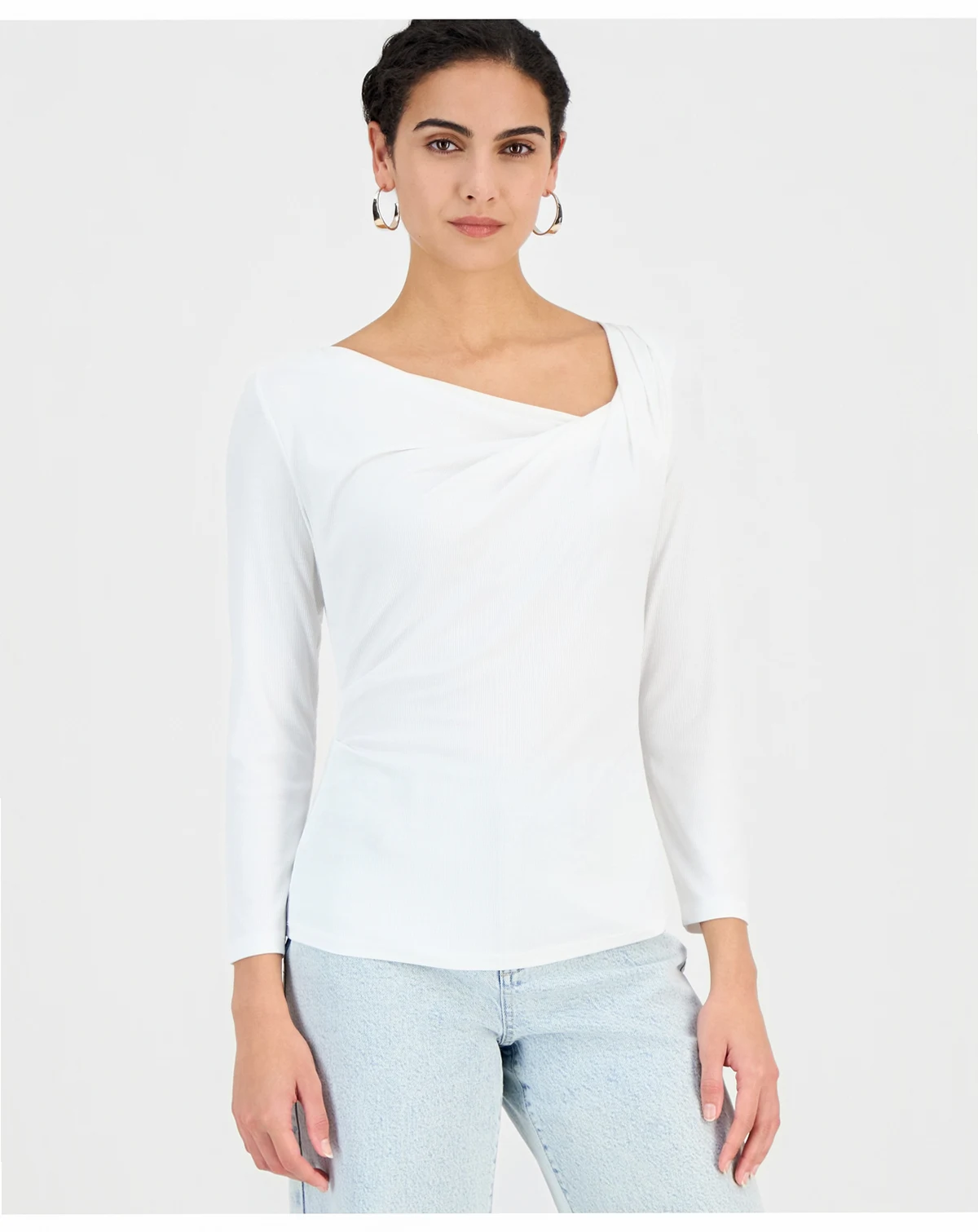 Women's Draped Cowl-Neck Top, Macy's Exclusive