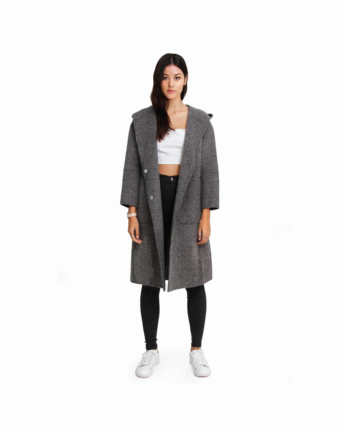 Women's Walk This Way Wool Blend Oversized Coat