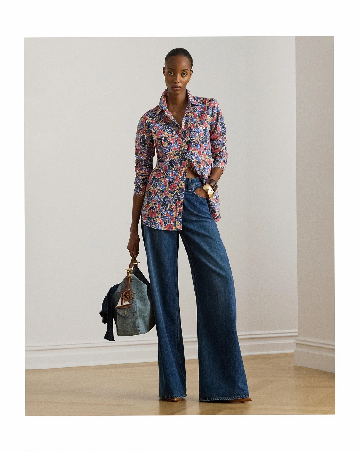 Women's High-Rise Wide-Leg Jeans