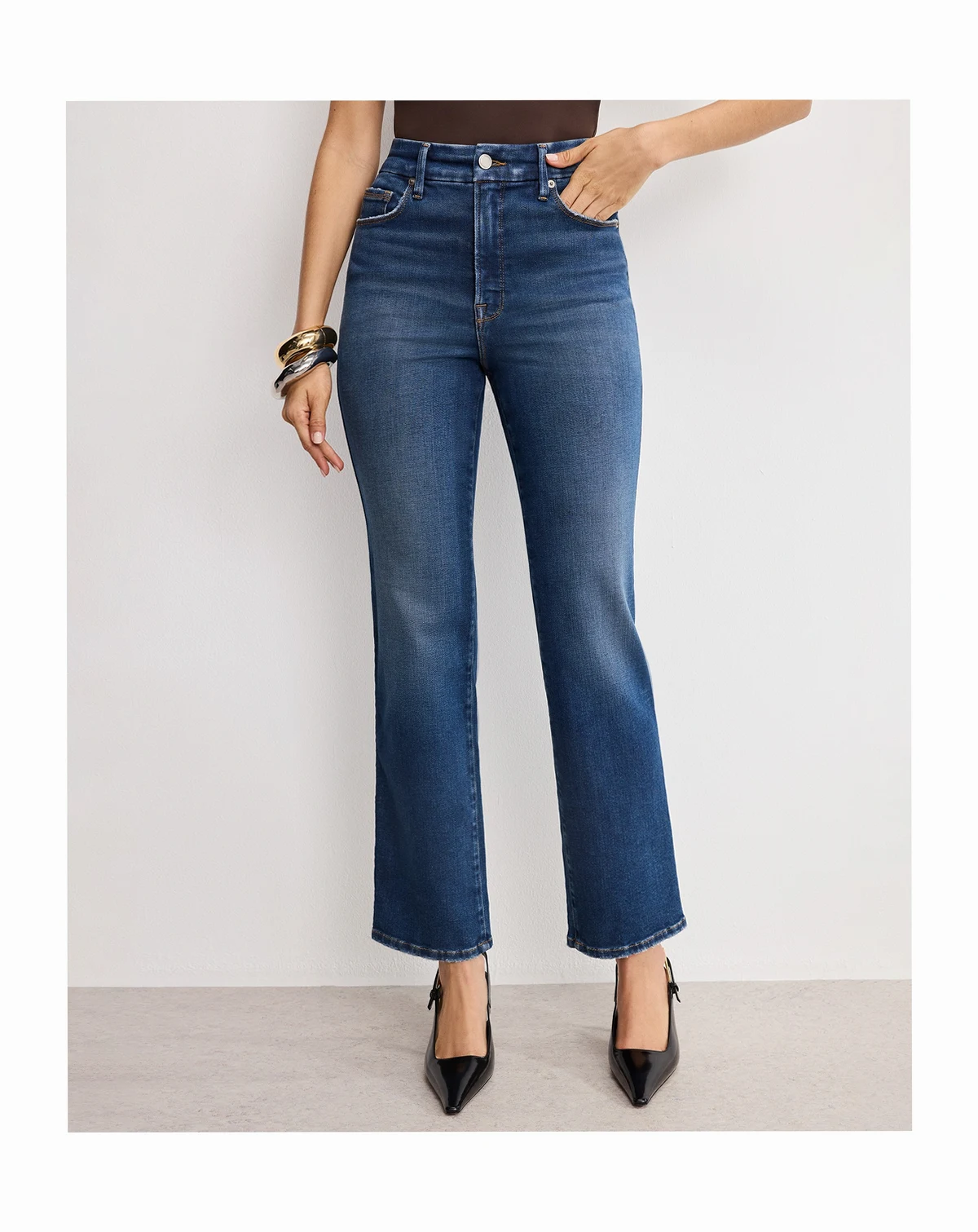 Women's Soft Tech Good Curve Straight Jeans, Regular & Plus Size